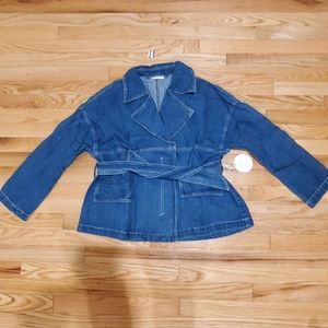 Hummingbird 100% Cotton Jean Jacket Medium